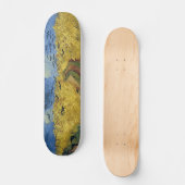 Vincent van Gogh's Wheat Field with Crows (1890) Skateboard (Voorkant)