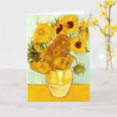 Vincent Van Gogh's Yellow Sunflower Painting 1888 Kaart (Gele Bloem)