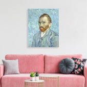 Vincent van Gogh's zelfportret Canvas Afdruk (Insitu (Woonkamer))