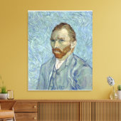 Vincent van Gogh's zelfportret Canvas Afdruk (Insitu (Woonkamer))