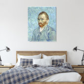 Vincent van Gogh's zelfportret Canvas Afdruk (Insitu (Slaapkamer))