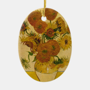 Vincent van Gogh's zonnebloemen, 1878 Keramisch Ornament