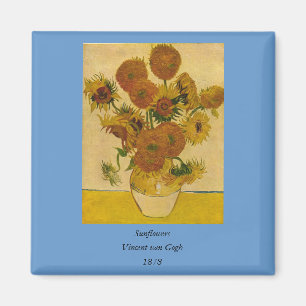 Vincent van Gogh's zonnebloemen, 1878 Magneet