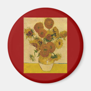 Vincent van Gogh's zonnebloemen, 1878 Magneet