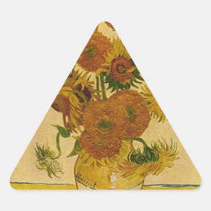 Vincent van Gogh's zonnebloemen, 1878 Sticker
