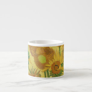 Vincent van Gogh's Zonnebloemen (1888) Espresso Kop