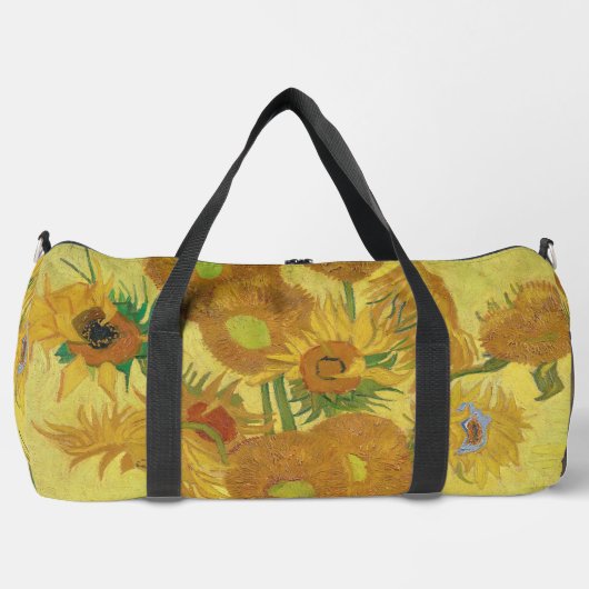 Vincent van Gogh's Zonnebloemen (1888) Plunjezak (Voorkant)