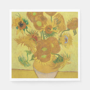 Vincent van Gogh's Zonnebloemen (1888) Servet