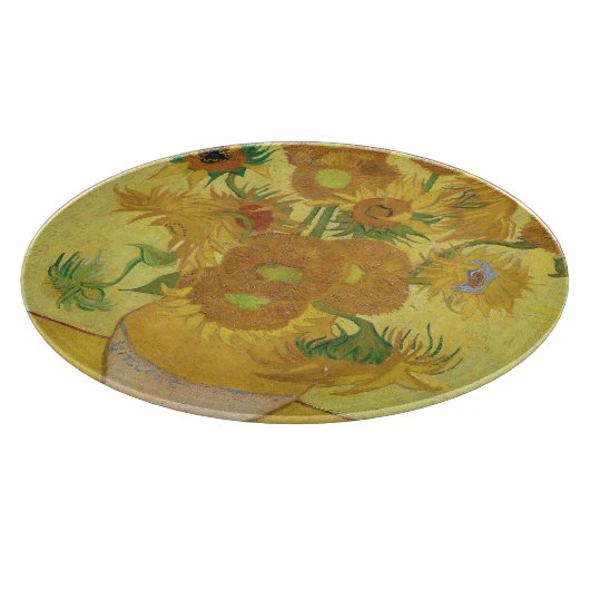 Vincent van Gogh's Zonnebloemen (1888) Snijplank (Hoek)