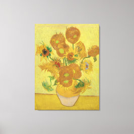 Vincent van Gogh's zonnebloemen Canvas Afdruk
