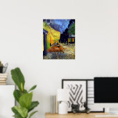 Vincent Willem van Gogh - Cafe Terrace at Night Poster (Thuiskantoor)
