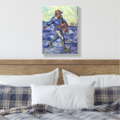 Vincent Willem van Gogh - De zaaier Canvas Afdruk (Insitu (Slaapkamer))
