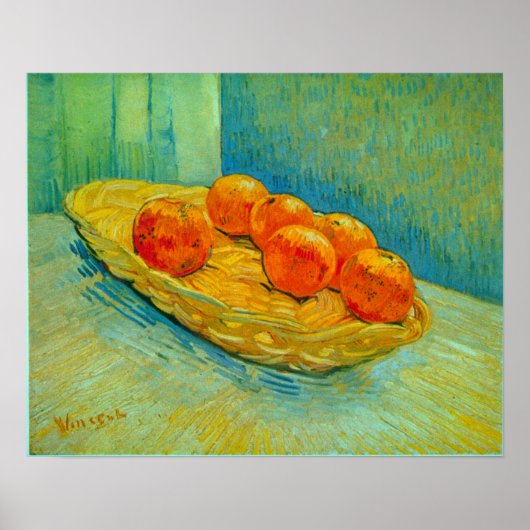 Vincent Willem van Gogh - Six Sinaasappels Poster (Voorkant)