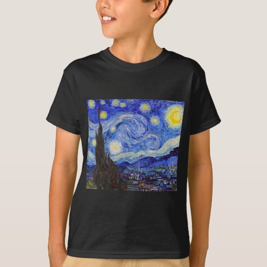Vincent Willem van Gogh , “ Starry Night ” T-shirt (Voorkant)