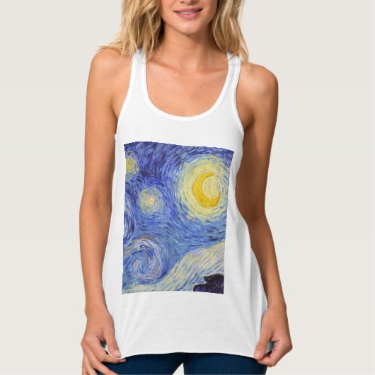 Vincent Willem van Gogh , “ Starry Night ” Tanktop (Voorkant)