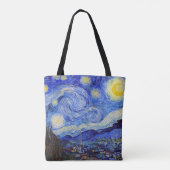 Vincent Willem van Gogh, “ Starry Night ” Tote Bag (Achterkant)