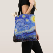 Vincent Willem van Gogh , “ Starry Night ” Tote Bag (Dichtbij)