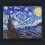 Vincent Willem van Gogh , “ Starry Night ” Vierkante Klok<br><div class="desc">私はGoghが好きな人のためにこの製品を作りました。</div>