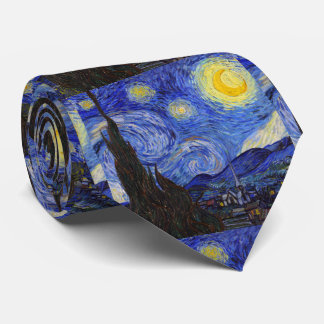 Vincent Willem van Gogh, "Sterrennacht" ネ タ イ Stropdas