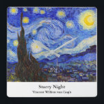 Vincent Willem van Gogh, "Sterrennacht" Vierkante Klok<br><div class="desc">私はGo人が好きな op het moment van het</div>