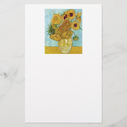 Vincent Willem van Gogh , “ Sunflowers ” Briefpapier (Voorkant)