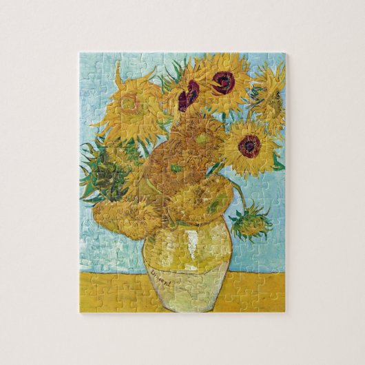 Vincent Willem van Gogh , “ Sunflowers ” Legpuzzel (Verticaal)