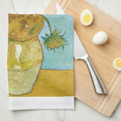 Vincent Willem van Gogh , “ Sunflowers ” Theedoek (Quarter Fold)