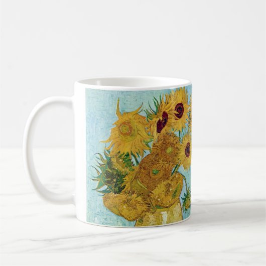 Vincent Willem van Gogh , "Zonnebloemen" コーヒーマカ ッ Koffiemok (Links)