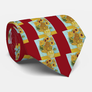 Vincent Willem van Gogh, "Zonnebloemen" Stropdas