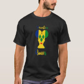 Vincentive an Queen St Vincent Grenadines Flag Afr T-shirt (Voorkant)