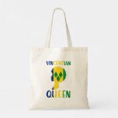 Vincentive an Queen St Vincent Grenadines Flag Afr Tote Bag (Achterkant)
