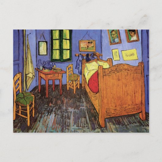Vincent's Bedroom in Arles door Vincent van Gogh Briefkaart (Voorkant)