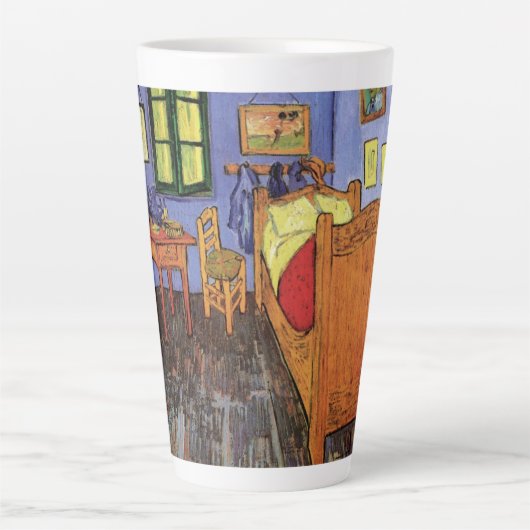 Vincent's Bedroom in Arles door Vincent van Gogh Latte Mok (Voorkant)