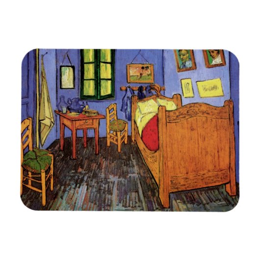 Vincent's Bedroom in Arles door Vincent van Gogh Magneet (Horizontaal)