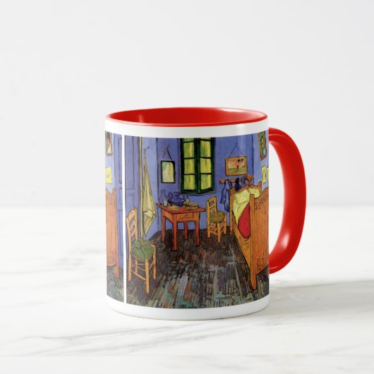 Vincent's Bedroom in Arles door Vincent van Gogh Mok (Voorkant rechts)