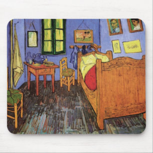 Vincent's Bedroom in Arles door Vincent van Gogh Muismat