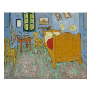 Vincent's Bedroom in Arles door Vincent van Gogh Perfect Poster