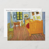 Vincent's Bedroom in Arles van Van Gogh Briefkaart (Voorkant / Achterkant)