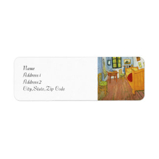 Vincent's Bedroom in Arles van Van Gogh Etiket