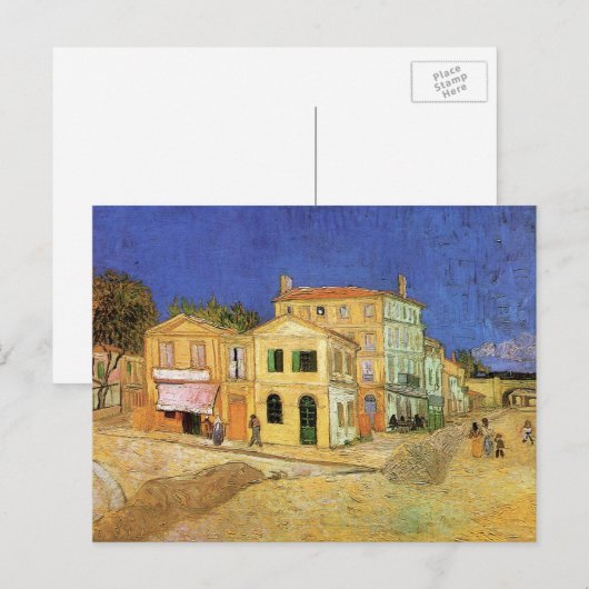 Vincent's House in Arles door Vincent van Gogh Briefkaart (Voorkant / Achterkant)