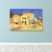Vincent's House in Arles door Vincent van Gogh Canvas Afdruk (Insitu (Houten vloer))