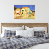 Vincent's House in Arles door Vincent van Gogh Canvas Afdruk (Insitu (Slaapkamer))