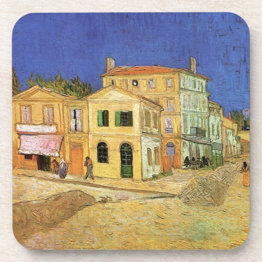 Vincent's House in Arles door Vincent van Gogh Drankjes Onderzetter (Voorkant)