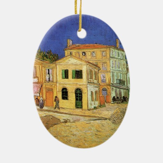 Vincent's House in Arles door Vincent van Gogh Keramisch Ornament (Achterkant)