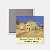 Vincent's House in Arles door Vincent van Gogh Magneet (Voorkant / Achterkant)
