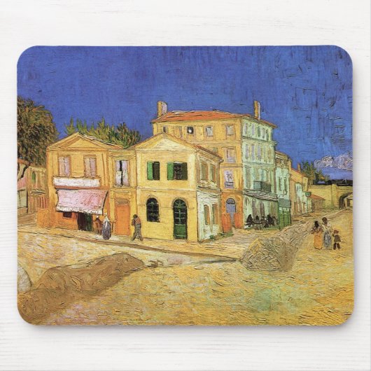 Vincent's House in Arles door Vincent van Gogh Muismat (Voorkant)