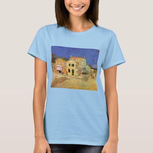 Vincent's House in Arles door Vincent van Gogh T-shirt (Voorkant)