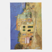 Vincent's House in Arles door Vincent van Gogh Theedoek (Verticaal)