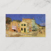 Vincent's House in Arles door Vincent van Gogh Visitekaartje (Achterkant)