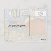 Vincent's slaapkamer in Arles door Vincent van Gog Briefkaart (Achterkant)